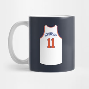 Jalen Brunson New York Jersey White Qiangy Mug